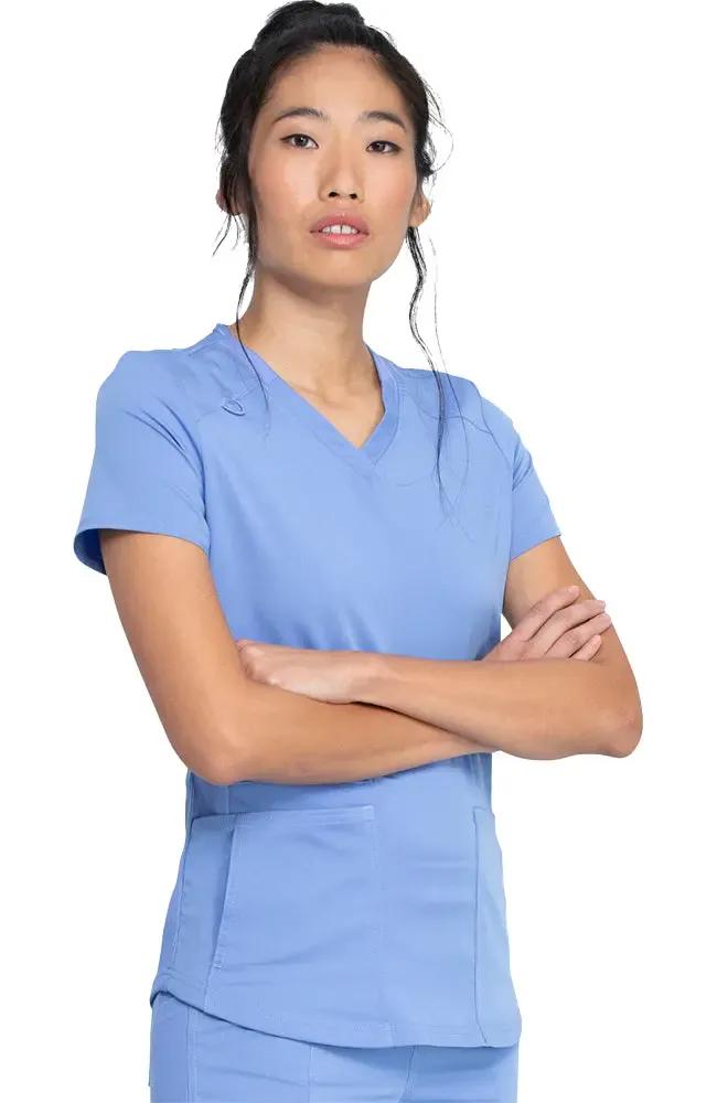 Dickies Balance Women's Knitted Panel Scrub Top DK875
